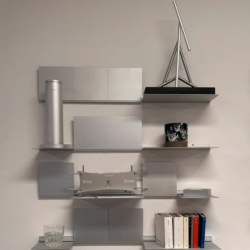 Sustainable Living Eco Friendly - Wall Mounted Aluminum Foldable Shelf Bauhaus