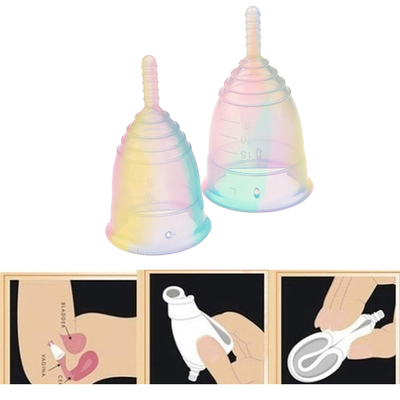 * Portable Menstrual Cup  Sili - Menstrual Cup Silicone 评论和价格