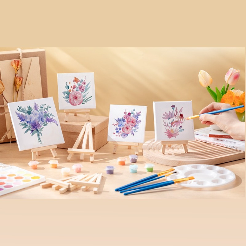 30Pcs Mini Wooden Easel Stands - Sustainable Living Eco Friendly 评论和价格
