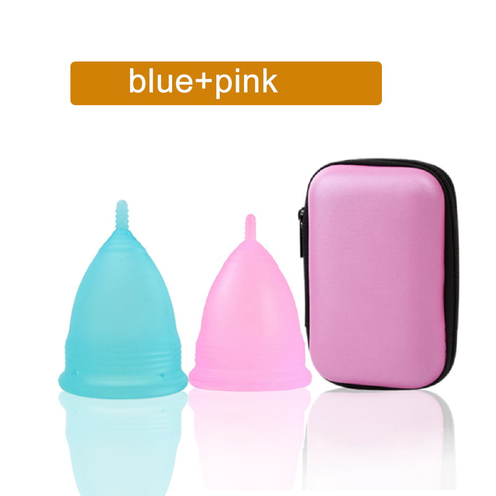 2Pcs Women Menstrual Cup Medic - Menstrual Cup Silicone 评论和价格