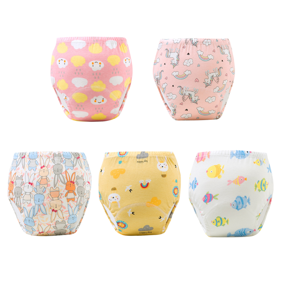 5pcs Baby Cotton Training Pant - Cloth Diaper Insert 评论和价格