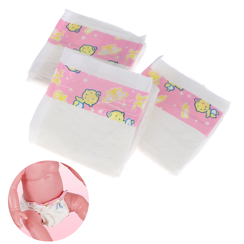 3pcs Diaper Pants Wear for Dol - Cloth Diaper Insert 评论和价格