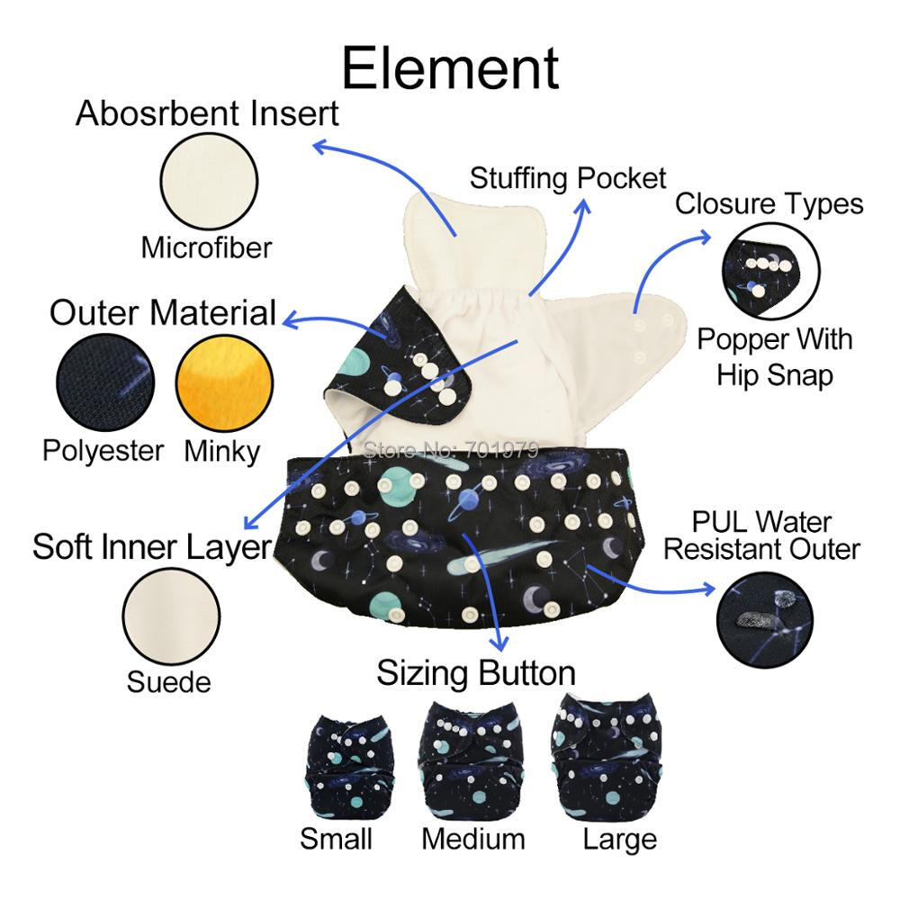 U Pick ALVABABY Baby Diaper Re - Cloth Diaper Insert 评论和价格