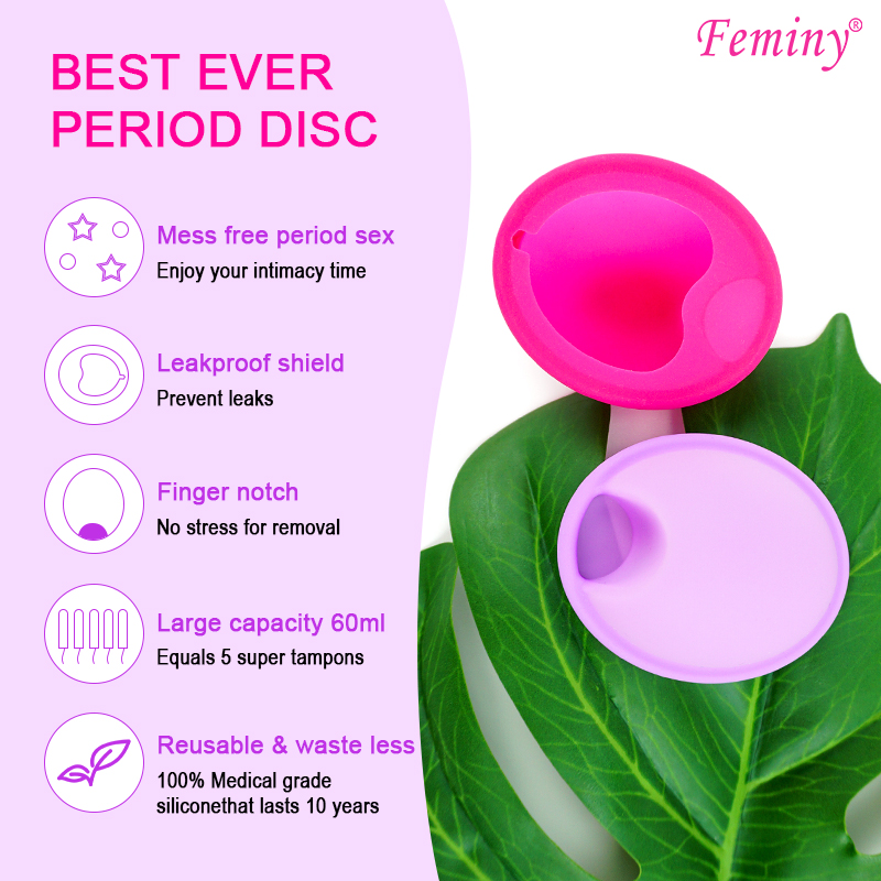 Feminy Reusable Menstrual Disc - Menstrual Cup Silicone 评论和价格