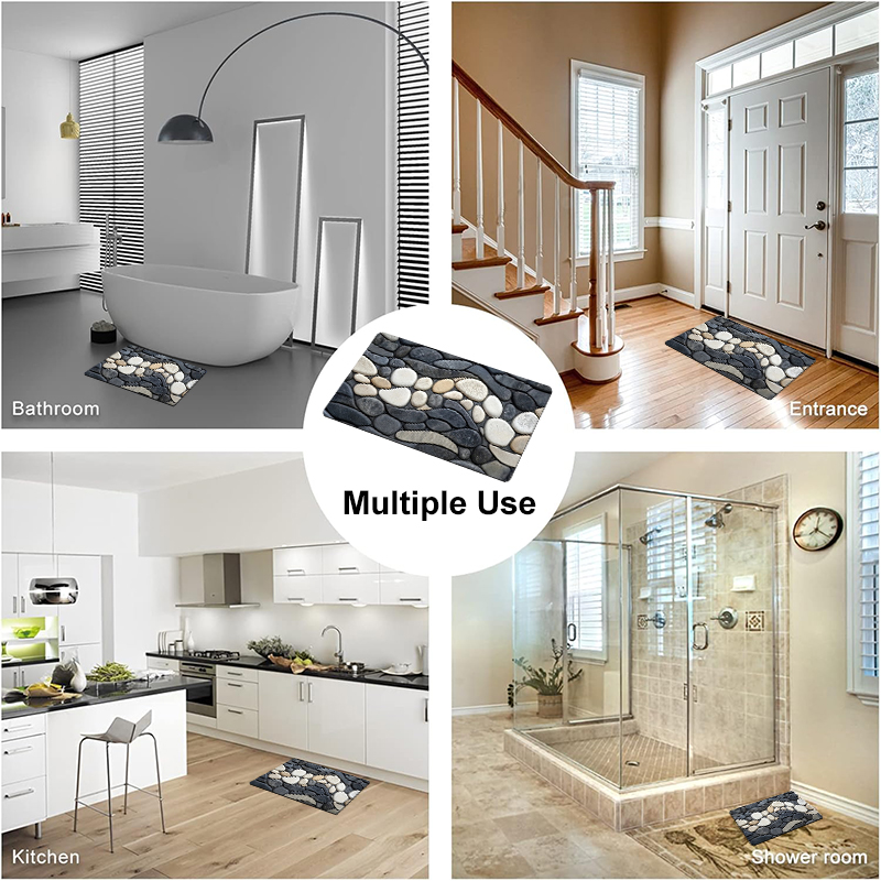 Pebble Pattern Diatomite Rug F - Sustainable Living Eco Friendly 评论和价格