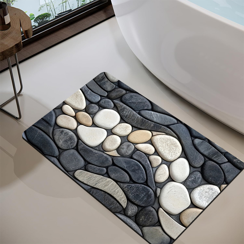 Pebble Pattern Diatomite Rug F - Sustainable Living Eco Friendly 评论和价格