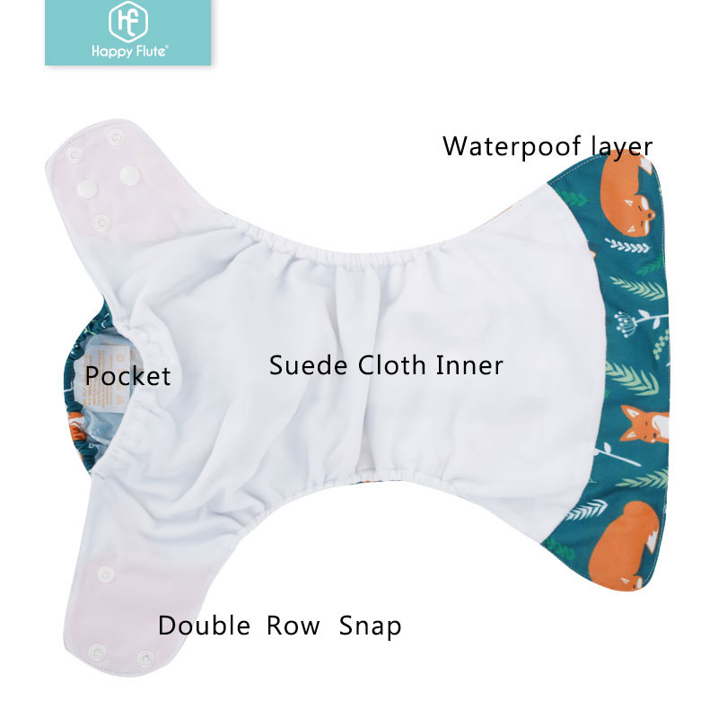 Happyflute 2023 4pcs/set Washa - Cloth Diaper Insert 评论和价格