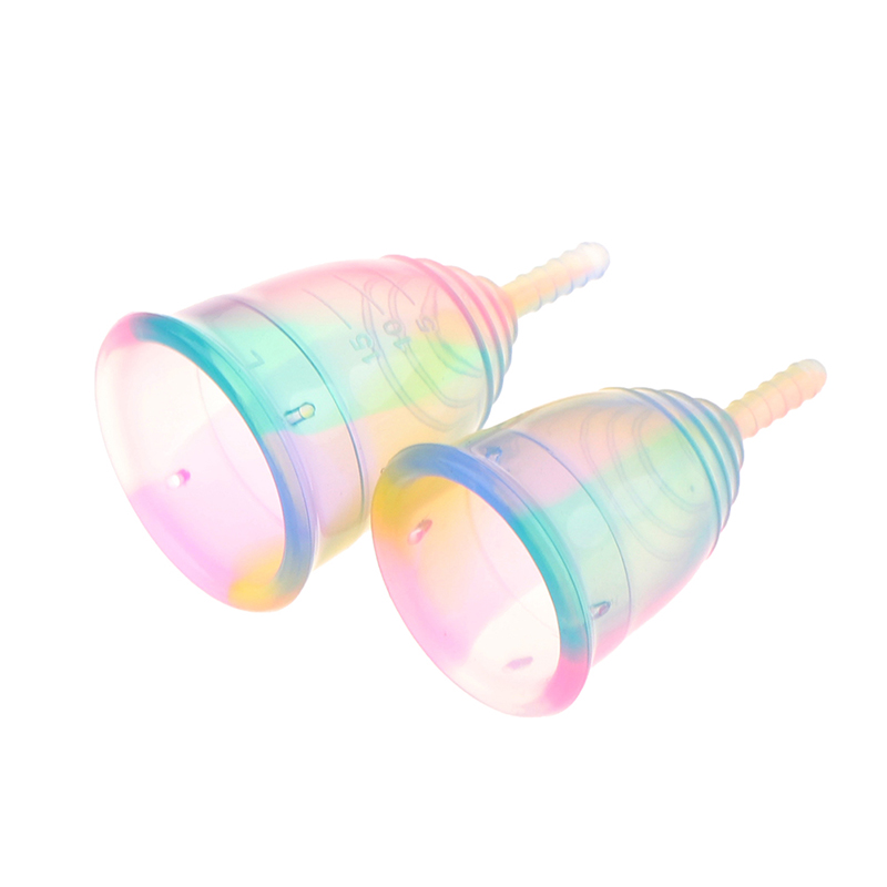 1PCS Women Colorful Cup Medica - Menstrual Cup Silicone 评论和价格
