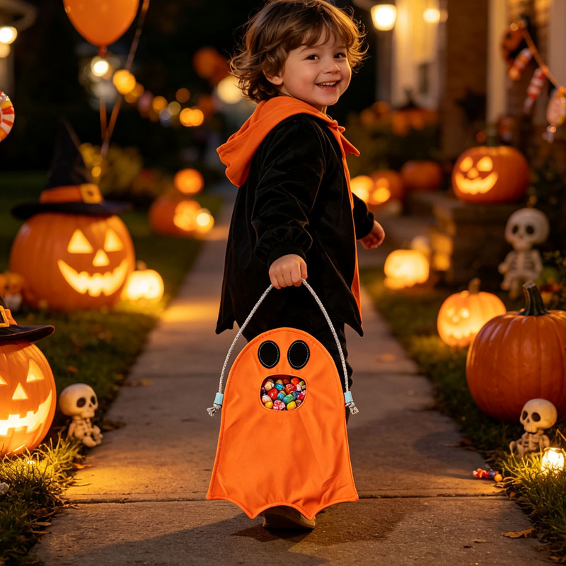 Halloween Ghost Treat Bag Cand - Sustainable Living Eco Friendly 评论和价格