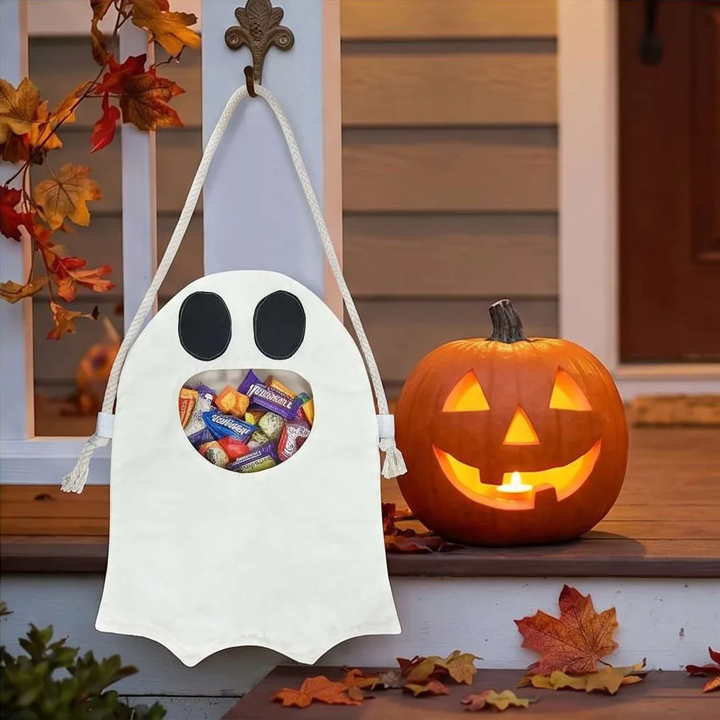 Halloween Ghost Treat Bag Cand - Sustainable Living Eco Friendly 评论和价格